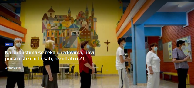 Szavazás Horvátországban. Forrás: http://hr.n1info.com/Vijesti/a523749/Parlamentarni-izbori-2020.-u-Hrvatskoj.html